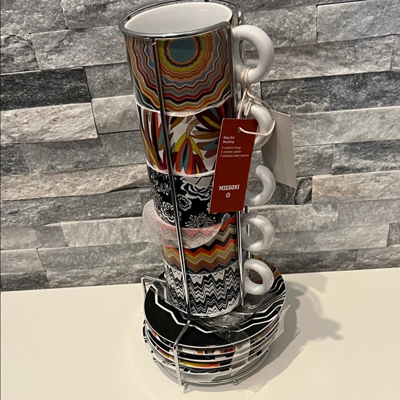 Missoni for Target New Ceramic Mug and Saucer Set